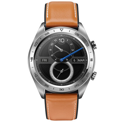 

HONOR Watch Magic glory watch slim design one week battery life 50 meters waterproof AMOLED color screen GPS NFC payment smart reminder moonlight silver