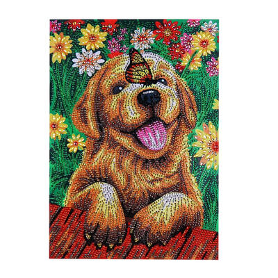 

5D DIY Full Drill Special Shaped Diamond Painting Cute Dog Embroidery Kits