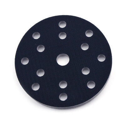 

150mm 15 Hole Hook And Loop Soft Sponge Interface Pads Surface Protection Tool