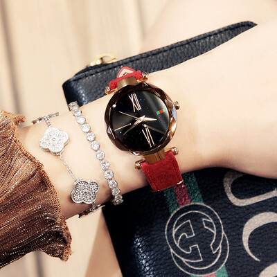 

Authentic 2019 new watches ladies stars fashion simple waterproof network red shaking sound ladies watches