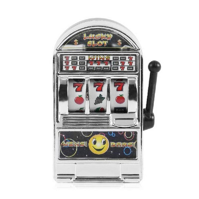 

Mini Lucky Slot Machine Metal Anti-stress Toy Christmas Gift Gold