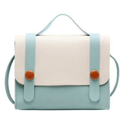 

Ladies Lychee Pattern Korean Version Contrast Totes Color Change Pockets Cute Messenger Bag Messenger Shoulder Bags