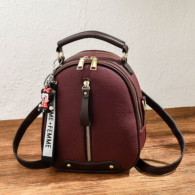 

In summer the Internet celebrity backpack the double shoulder the little girl the Korean version the fashion the one shoulde