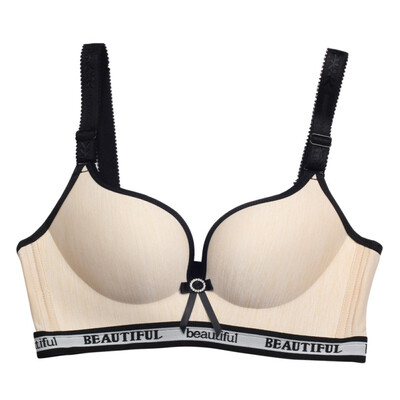 

Women Bras Wire Free Sexy Lingerie Push Up Bra Breathable Underwear Women Soft Solid Color Bras