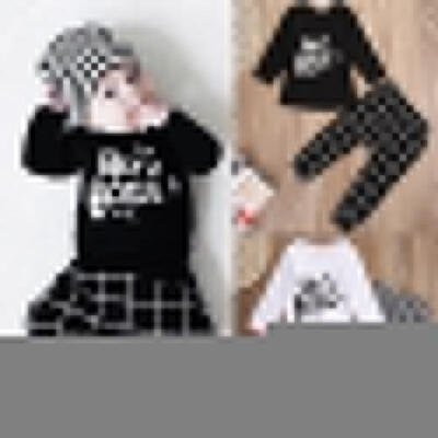 

Kids Baby Boys Girls Outfits Long Sleeve T-shirt TopsPants Clothes Set