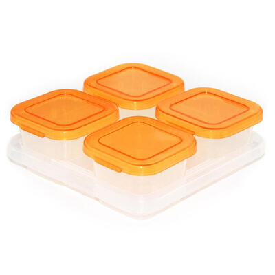 

Portable Baby Food Storage Box Candy Color Kids Tableware Milk Containers