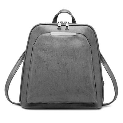 

Vintage Oil Wax Leather Backpack Women Travel Casual Shoulder School Bags