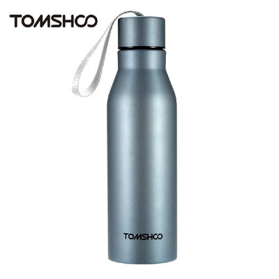 

TOMSHOO 450ml Outdoor Sports Double Layer Stainless Steel Insulated Vacuum Cup Thermal Water Bottle Cup Container Hiking Camping