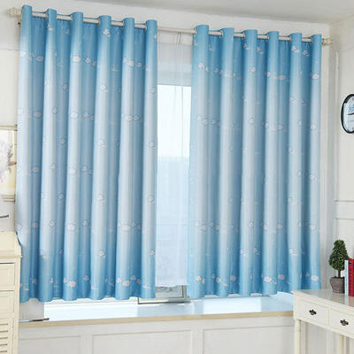 

Blackout Lined Curtains Cloud Pattern Thermal Insulated Drapes For Bedroom Living Room12