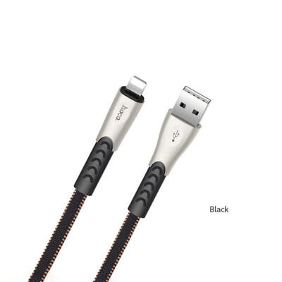 

HOCO U48 Zinc Alloy USB To Lightning Fast Charging Data Cable For IPHONE