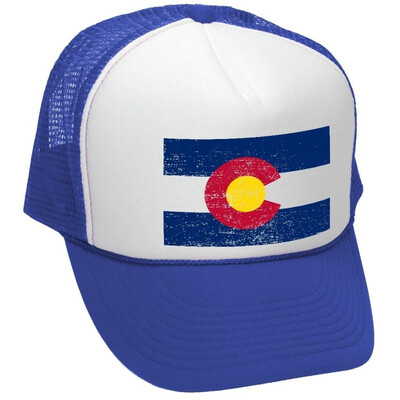 

The Goozler Colorado Flag - Coloradan Mountain State - Adult Trucker Cap Hat