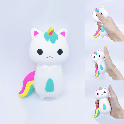 

Gotoamei Rainbow Fox Scented Charm Slow Rising Squeeze Stress Reliever Toy