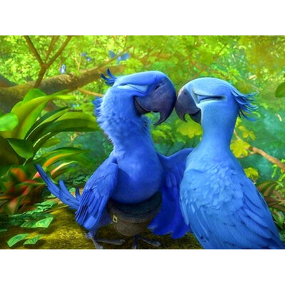 

5D Square&round DIY Diamond Embroidery Full Display Animal Diamond Painting Parrot Rhinestones Pictures Diamond Art