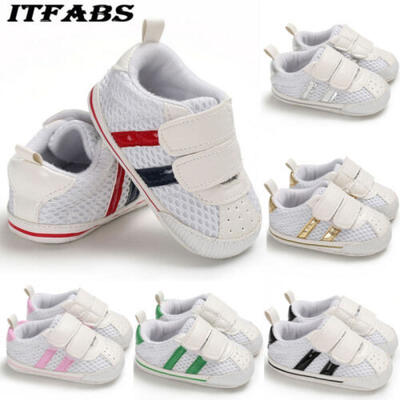 

Newborn Baby Girl Walker Soft Sole Anti-slip Shoes Trainers Sneakers Cotton UK