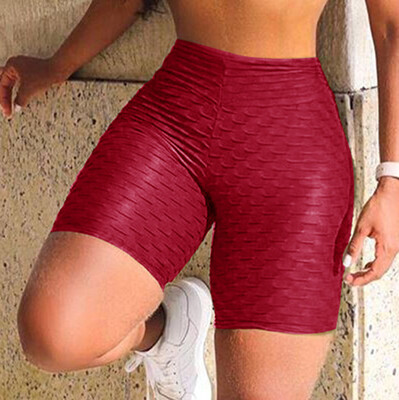 

Tailored Womens Wrinkled High Waist Hip Stretch Running Fitness Yoga Pants