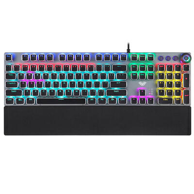 

F2088 USB Wired Backlight Desktop Hand Support Mechanical Gaming Keyboard