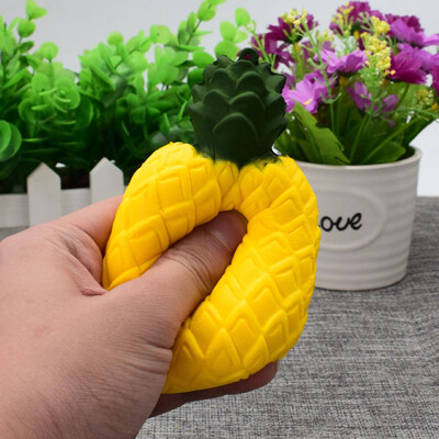 

YIWULASqueeze Pineapple Squishy Slow Rising Decompression Toys Easter Gift Phone Strap