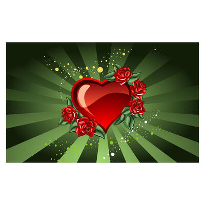 

5D DIY Full Drill Diamond Painting Red Rose Love Cross Stitch Embroidery