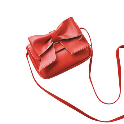 

Children Girls Leather Handbag Women Cute Bowknotl Leather Shoulder Bag Women Mini Crossbody Bag 2019