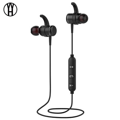 

WH T1 Bluetooth Headphones Magnetic Sliding In-Ear Ears Stereo Wireless earphones