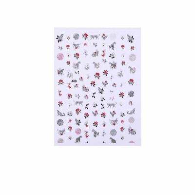 

Toponeto New Nail Jewelry Nail Sticker Antique Wind Waterproof Applique Nail Patch
