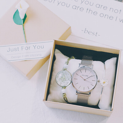

Star Female Watch Ladies Fashion Waterproof New Year Student Korean Simple Uzzang