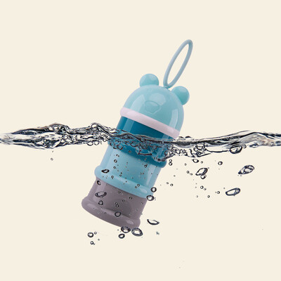 

Tailored 3 layer Portable Baby Food Storage Box Essential Cartoon Milk Powder Container