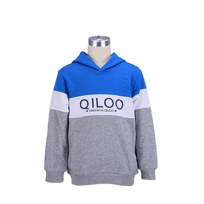 

QILOO Hooded sweater childrens sportswear simple&comfortable 11241