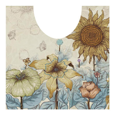 

Sunflower PVC Anti-skid Self-adhesive DIY Waterproof Toilet Floor Sticker