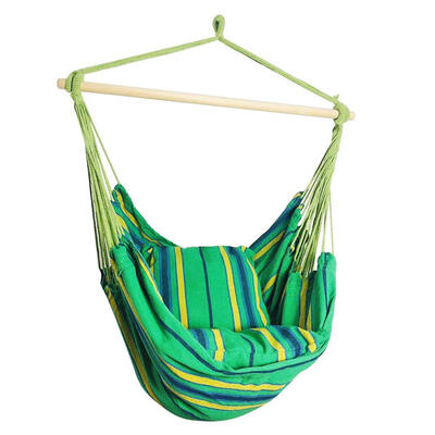 

Portable Travel Hanging Hammock Bedroom Swing Bed Lazy Chair with 2 Pillows
