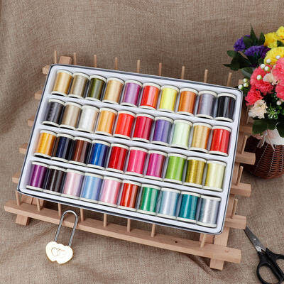 

Greensen 40 Pcs Embroidery Machine Thread DIY Thread 280m 135D2 for Multiple Purposes