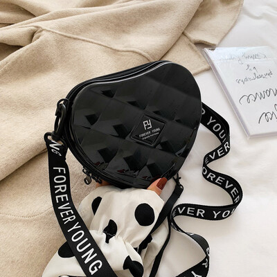 

Autumn new small bag women 2019 new Korean fashion heart-shaped temperament sweet shoulder diagonal bag tide