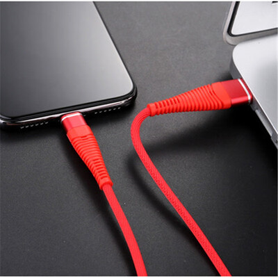 

Mzxtby Type C 24A Cable For Samsung 123m Hi-Tensile Nylon Data Sync Fast Charger Phone charging Cable For Xiaomi HUAWEI Mate 20