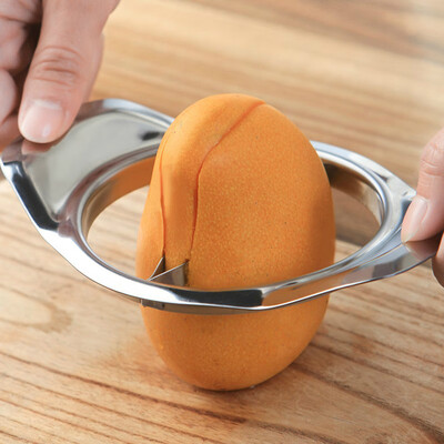 

Siaonvr Stainless Fruit Core Seed Remover Chopper Mango Cutter Pitter Kitchen Tool