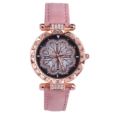 

Womens watch fashion new quartz belt to run the watch