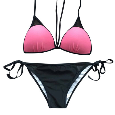 

Roseonmyhand Womens Solid Bikini Beachwear Swimsuit Push-up Swimwear Beach Suit