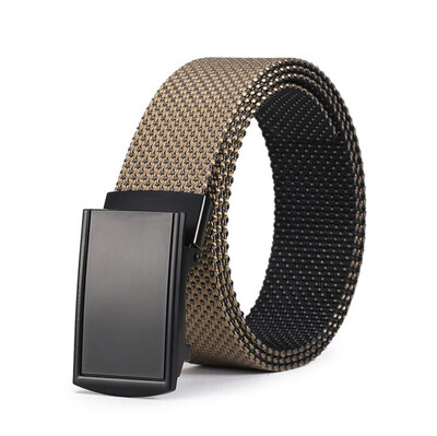 

New Luxury Design Men Tactical Alloy Buckle Nylon Belts versatile casual Waistband High Quality Strap Width 38CM belt