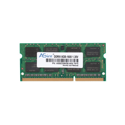 

ASint SO-DDR3-1600-2GB DDR3 1600MHz 135V Laptop Memory PC RAM 204Pin Low Power Consumption DRAM Chip 2GB