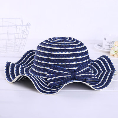 

South Korean cornice bow sun hat lotus leaf summer tide summer tide beach hat wholesale