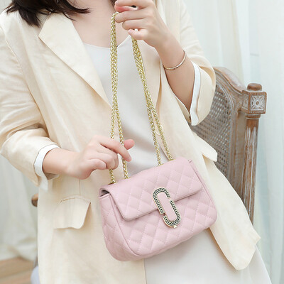 

Fashion genuine leather lady bag Korean version Baitie single shoulder bag Xiaoqing fresh Ling Ge lady bag oblique Bag