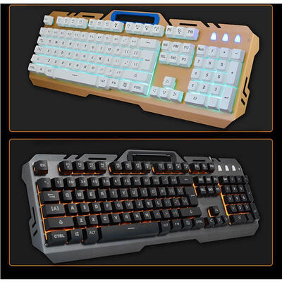 

LED Backlit Light Mechanical Touch Wired USB Keyboard