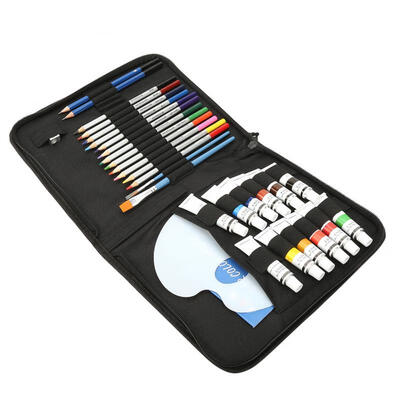 

Greensen 31PCS Artist Water-Soluble Sketching Drawing Colored Pencil Watercolor Acrylic Pigment Set