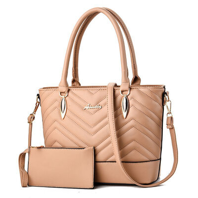 

2019 new PU leather fashion trend handbag fashion handbags Europe&the United States big bag shoulder bag cross-border