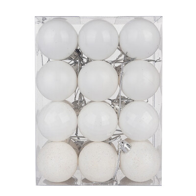 

Gobestart 40mm Christmas Xmas Tree Ball Bauble Hanging Home Party Ornament Decor