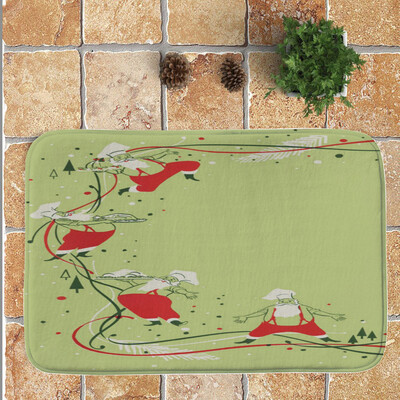 

Toponeto Merry Christmas Welcome Doormats Indoor Home Carpets Decor 40x60CM