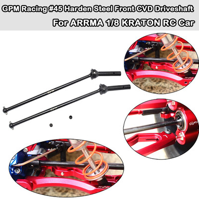 

Siaonvr GPM Racing 45 Harden Steel Front CVD Driveshaft For ARRMA 18 KRATON RC Car