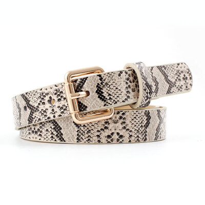 

High Quality Female Pu Leather Snake Waist Belt Women 2019 Hot Designer Belts For Womens Dress Cinto Feminino women belt