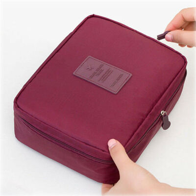 

Travel Cosmetic Makeup Bag Toiletry Case Hanging Pouch Wash Organizer Storage