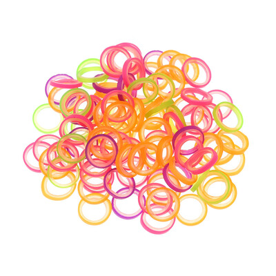 

100pcspack Dental Orthodontic Rubber Bands Colorful Traction Ring Oral Ties Elastic Rubber Bands Dentist Tools