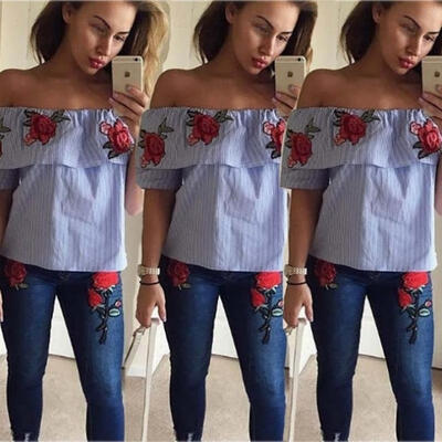 

Fashion Women&amp39s Ladies Summer Loose Tops Short Sleeve Shirt Casual Blouse